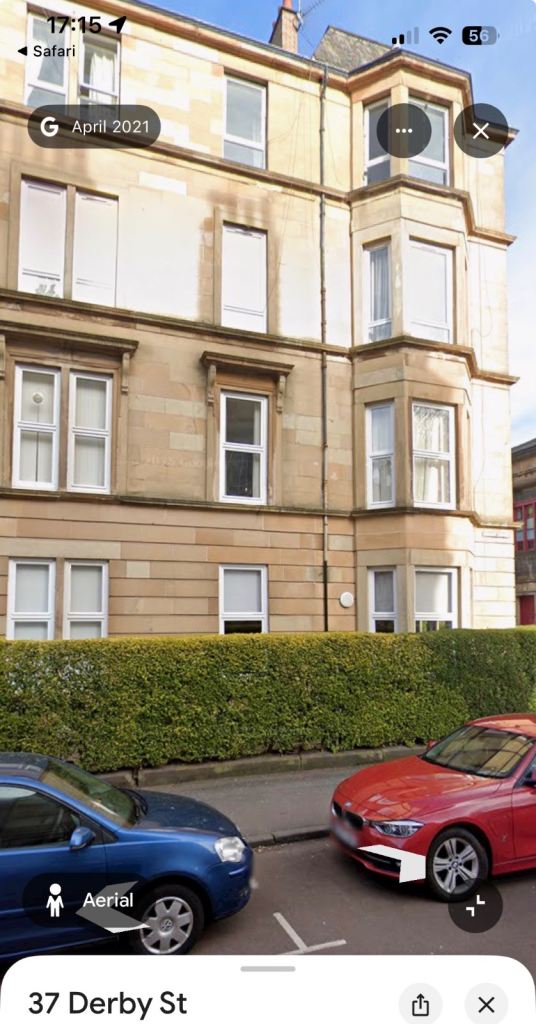 3 bedroom first floor flat to let in west end / city c Glasgow 