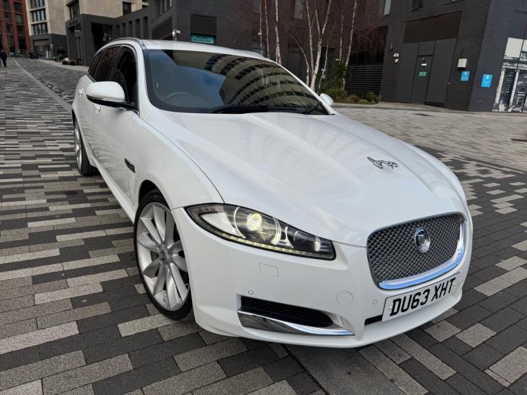 2013 JAGUAR XF PREMIUM LUXURY SPORTBRAKE 3.0 V6 AUTO  DIESEL ESTATE WHITE 5dr 
