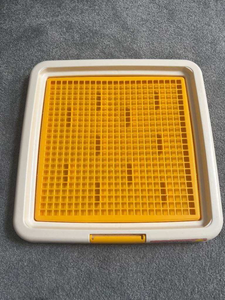Flat Type Pet Potty Tray, Pet Loo for Teacup Poodle Teddy Dog Small Dog
