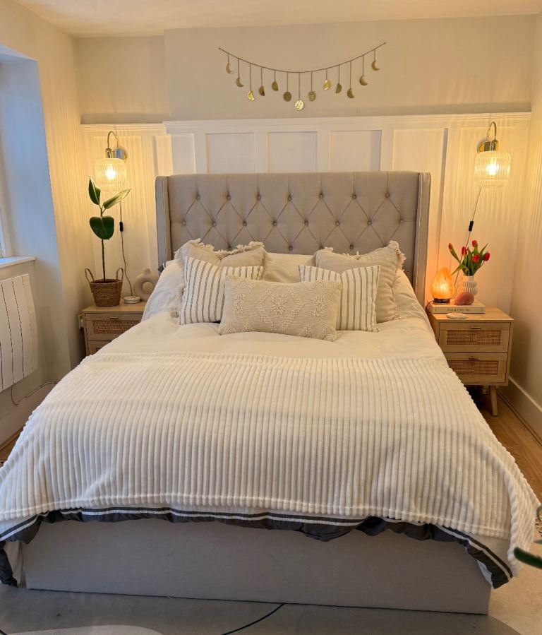 *Sold* Upholstered Ottoman Double Bed Frame