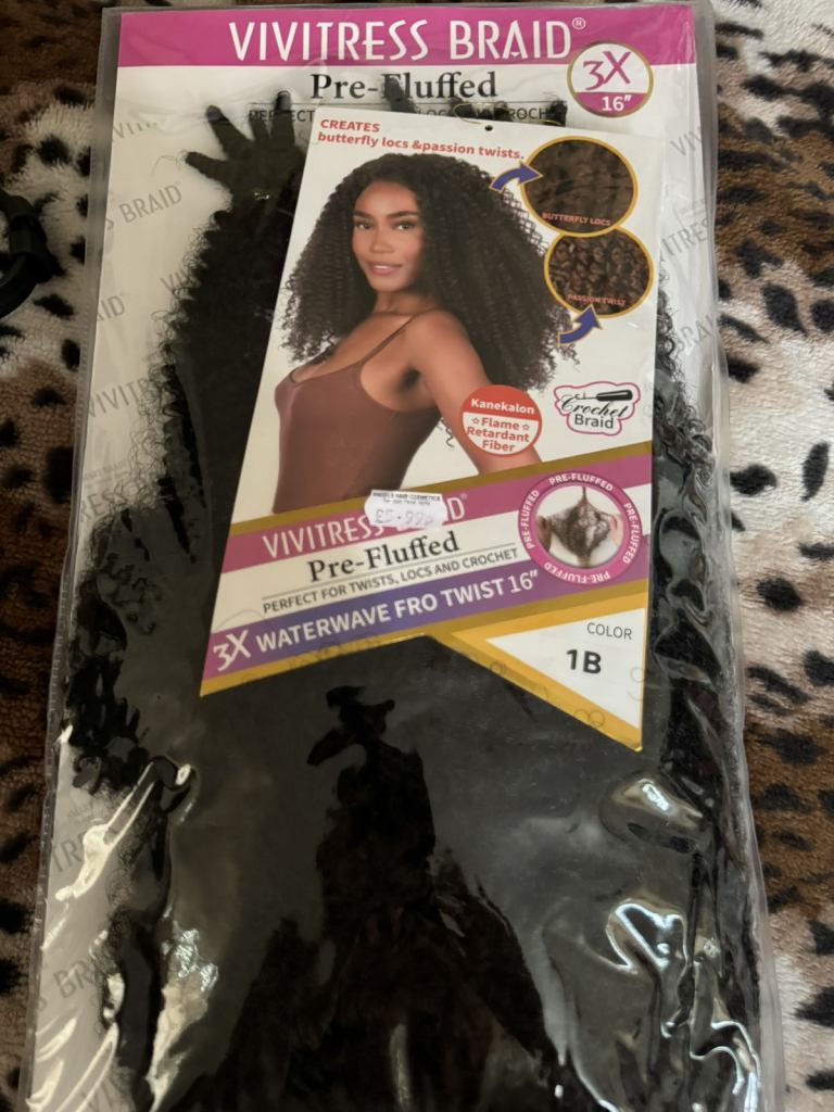CHERISH SYNTHETIC CROCHET CURLY HAIR EXTENSION BRAID - 16 INCH