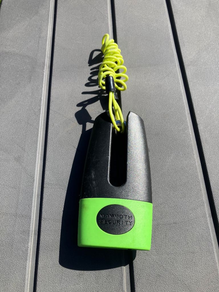 Mammoth Motorcycle disc lock