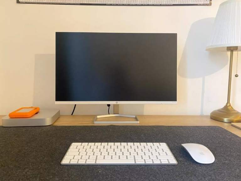 HP M24fwa 23.8-in FHD IPS LED Backlit Monitor with Audio White Color, VGA - Spares