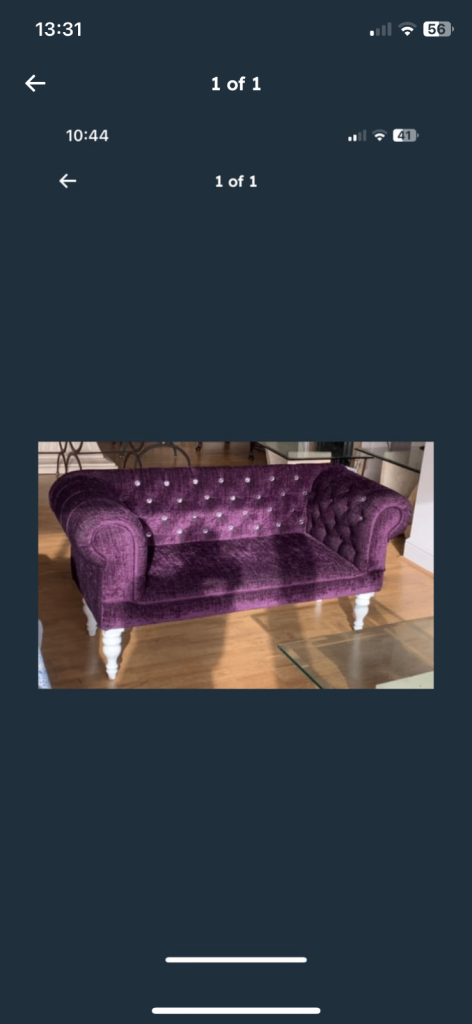 image for 2 seater unused sofa. 
