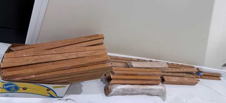 Oak Spindles and staircase parts