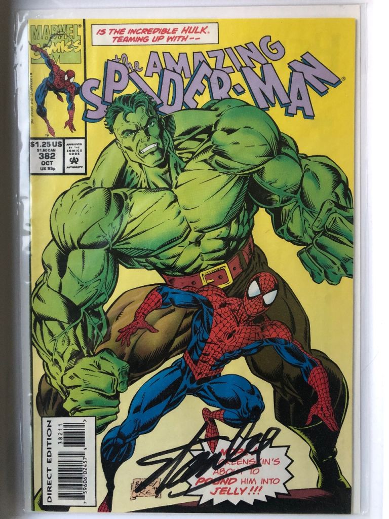 Amazing Spider-Man Comic #382 Feat. Hulk