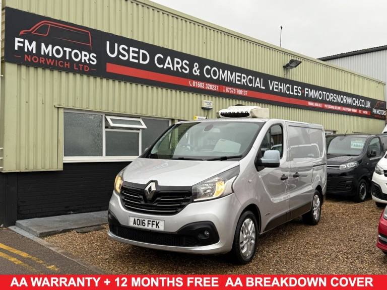 2016 16 RENAULT TRAFIC 1.6 DCI 27 SPORT PANEL VAN 5DR DIESEL MANUAL SWB STANDARD