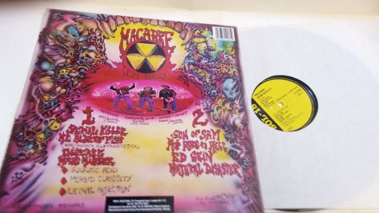 Macabre  GRIM REALITY NR MINT VINYL ALBUM