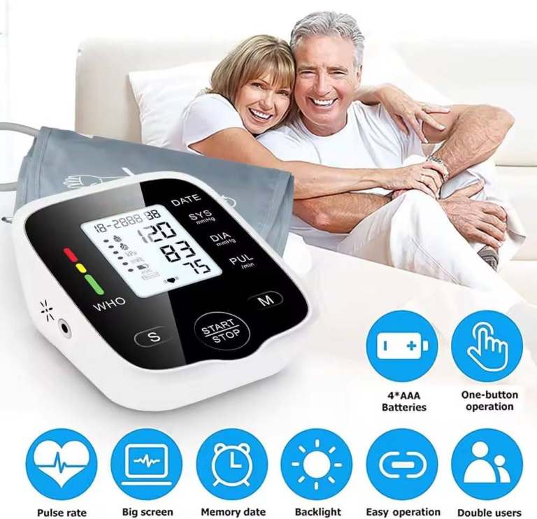 Brand New Portable Blood Pressure Monitor, Upper Arm Blood Pressure Machine with speech