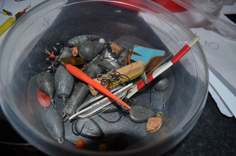 LARGE SMALL LEAD   Fishing Weights, hook Bundle