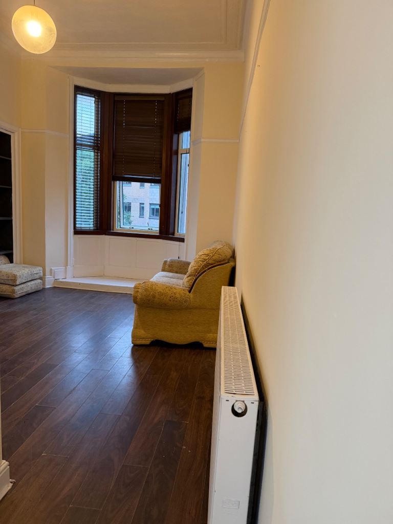 Two bedrooms first floor flat and  one large sitting room 