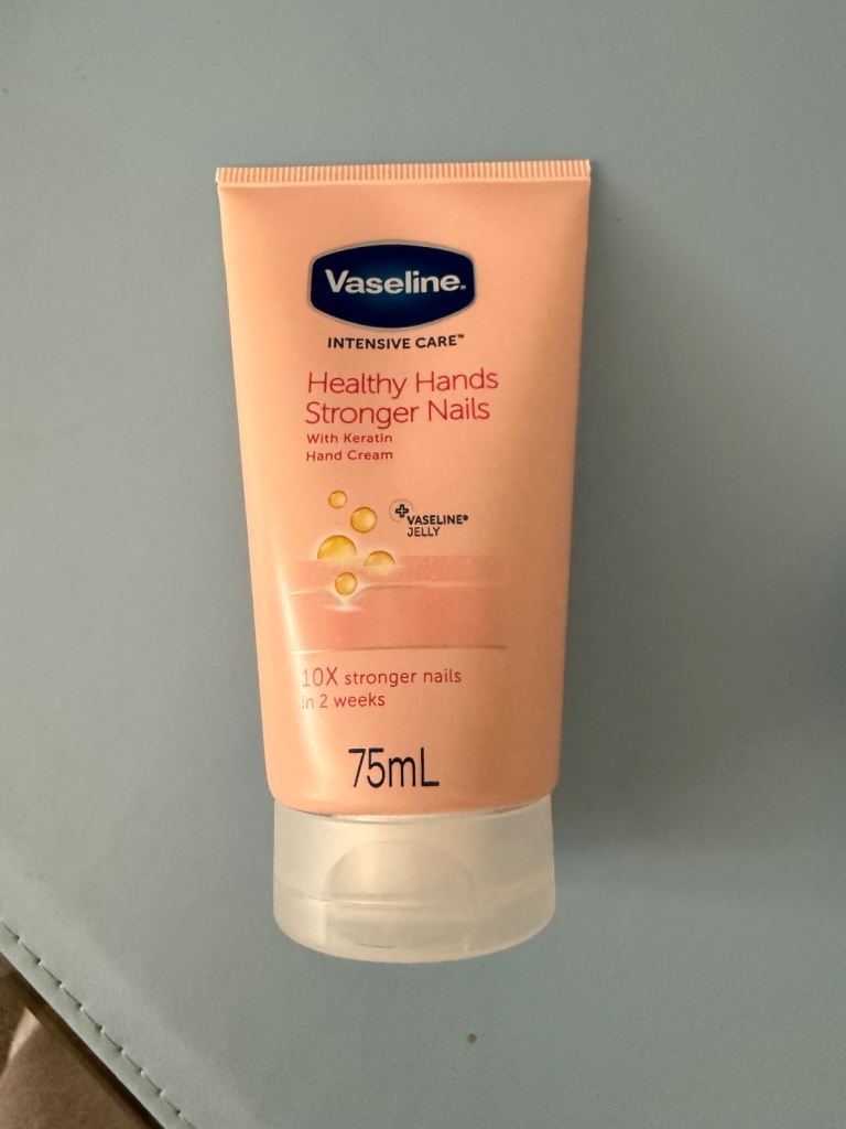 Vaseline Healthy Hands Stronger Nails Hand Cream 75ml - New