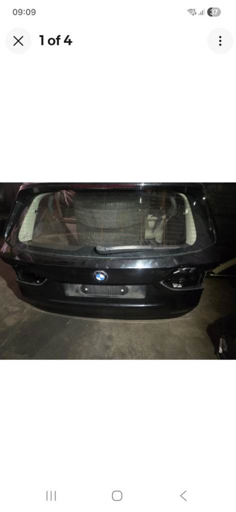 BMW X1 F48 2016 REAR TAILGATE BOOT LID BLACK.