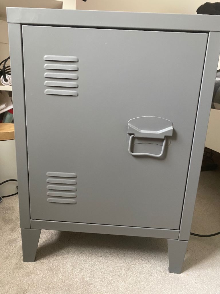Locker style bedside table