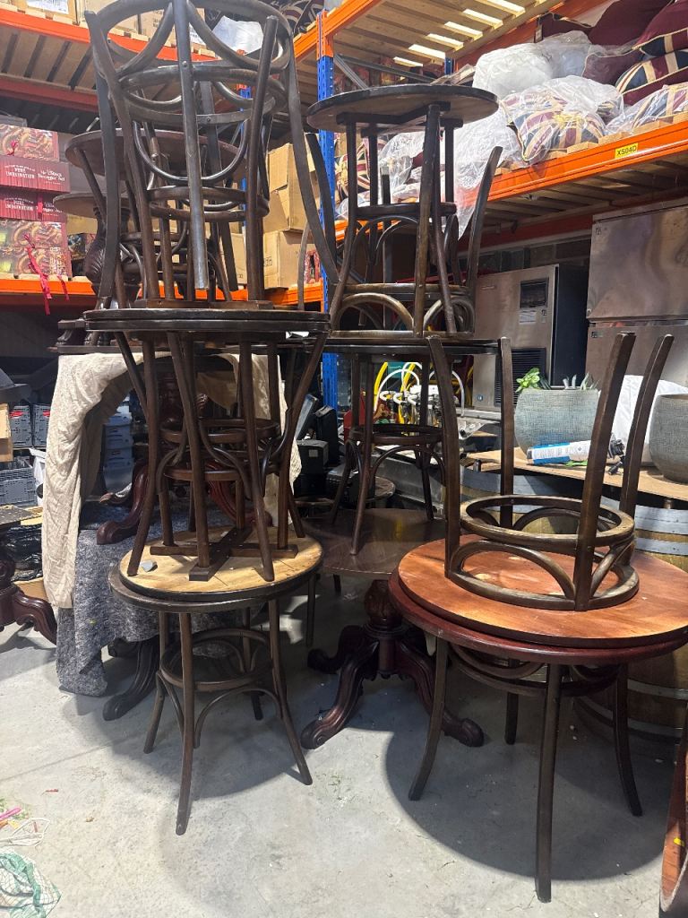 Large selection of restaurant tables 
