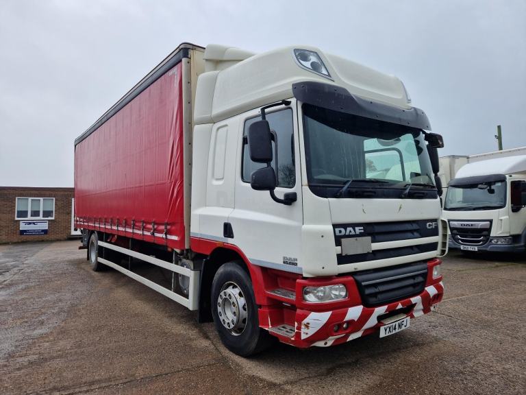 DAF CF 65 250, 2014, 28ft Curtainsider Body Truck, 18 Ton, Hi Roof Sleeper cab