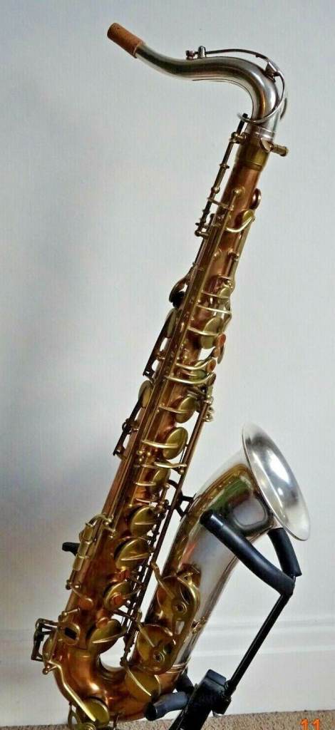 Rampone & Cazzani Two Voices Tenor Saxophone - Bronze Body, Silver Neck. NO TOP F#.