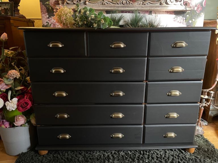 Large Merchant Chest of drawers Newly Up-cycled.