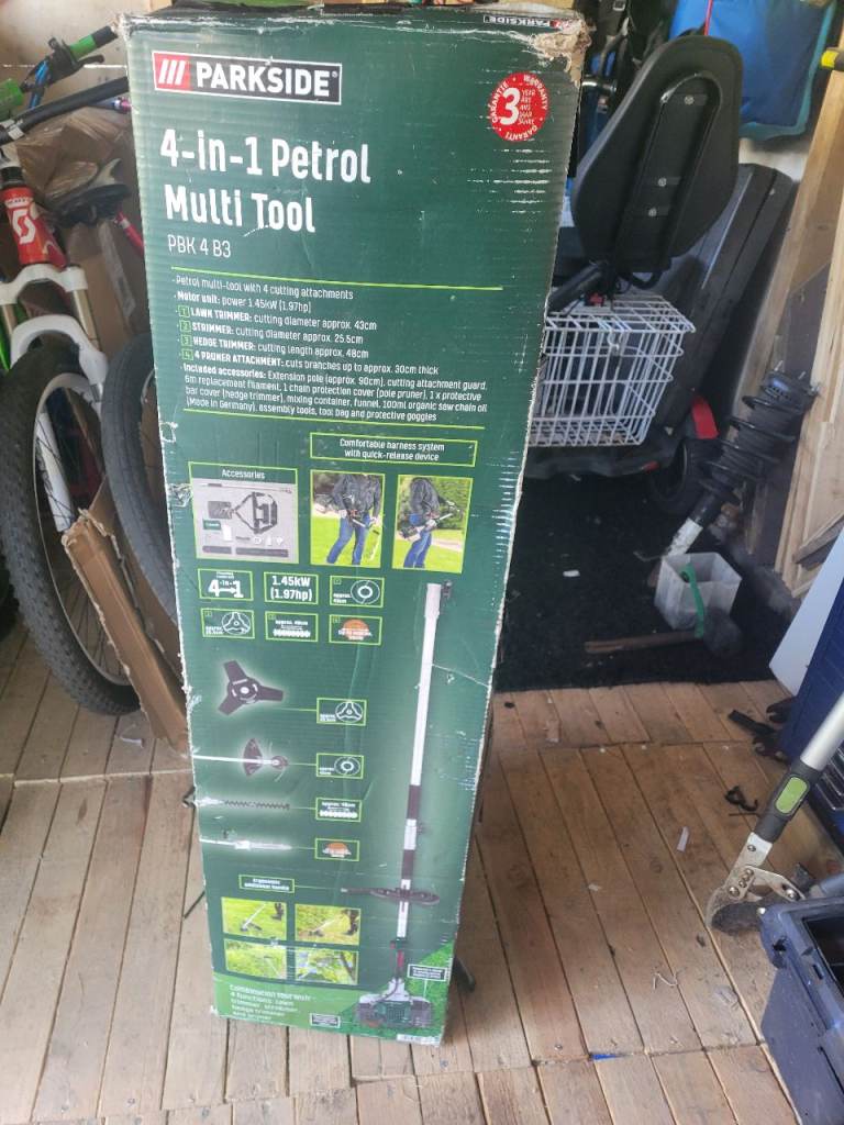 4 in one petrol strimmer