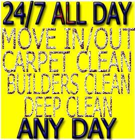 Last Minute Deep House Cleaning Services - End of Tenancy, Carpet, Oven, Builders, Domestic Cleaners