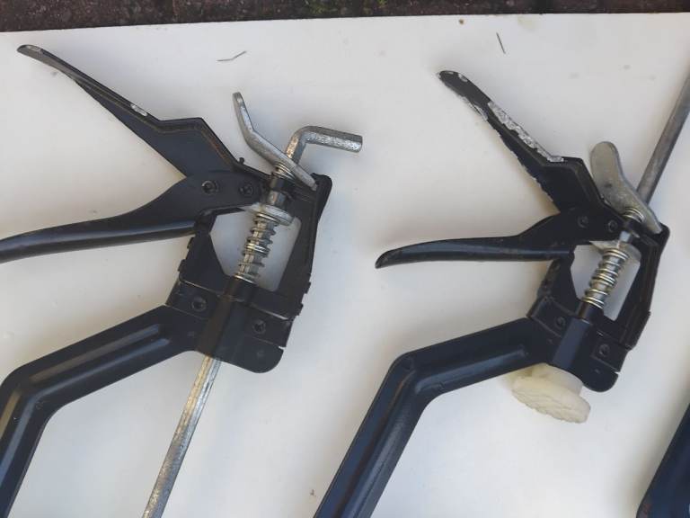 Set of 3 Quick-Release Bar Clamps – Good Condition