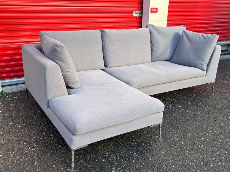 image for FREE DELIVERY - GREY CAMERICH CORNER SOFA