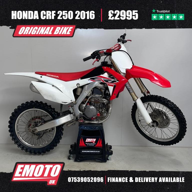 HONDA CRF 250 2016 Motocross Bike 250cc @EmotoUK - Finance Available