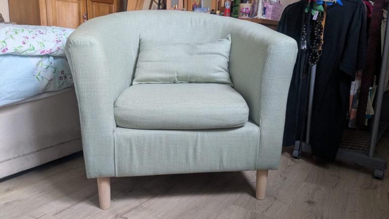 Bedroom armchair/ tub chair - good condition 