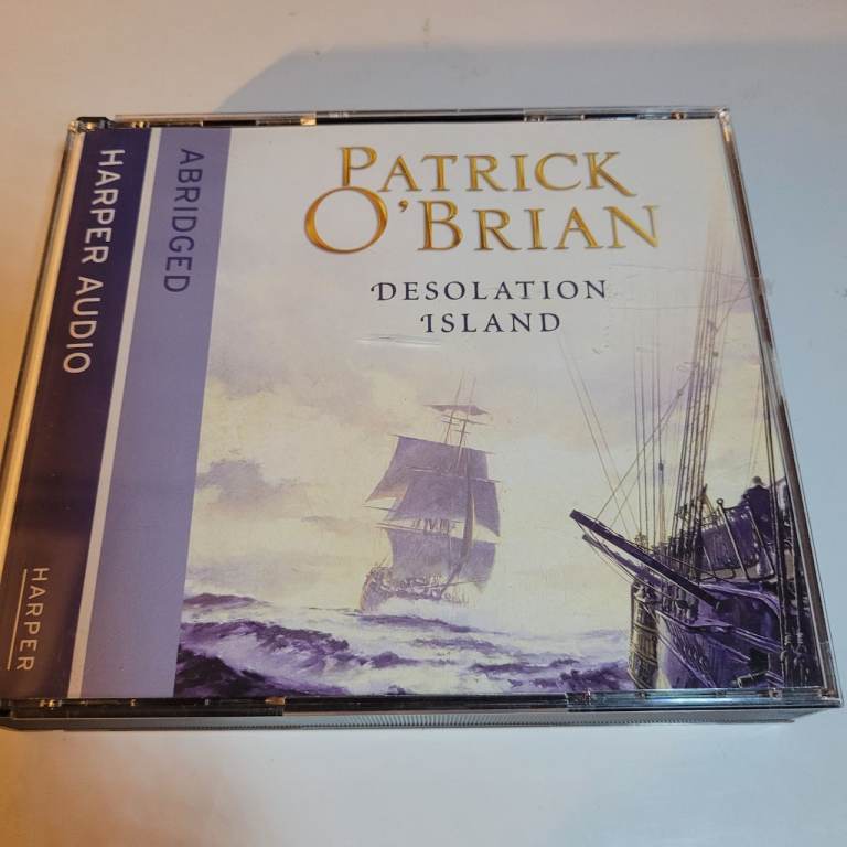 DESOLATION ISLAND by Patrick O'Brian - 3 x CD Audiobook  Like New  aa17