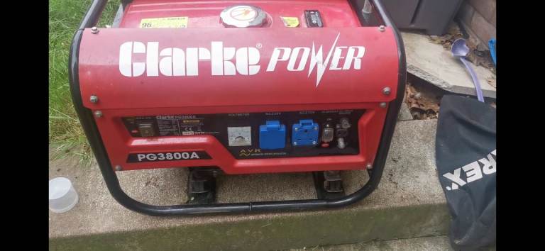 Clarke pg3800 generator £120