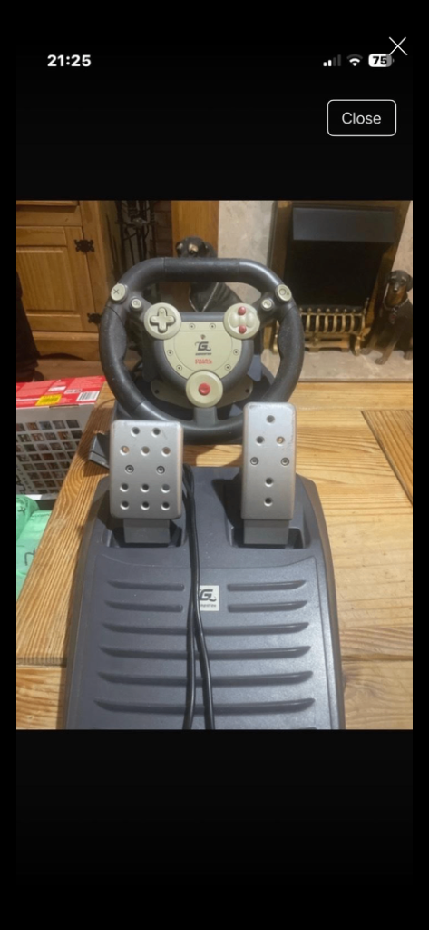 Logitech Driving Force GT Racing Wheel and Pedals PS2/PS3