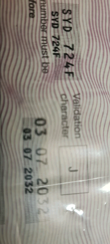 Cherished Number Private Personal plate SYD724F