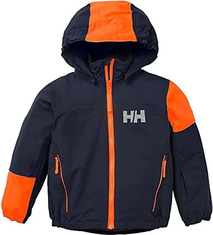image for Helly Hansen Kids Little Rider 2 Insulated Parka Ski Winter Jacket - Navy