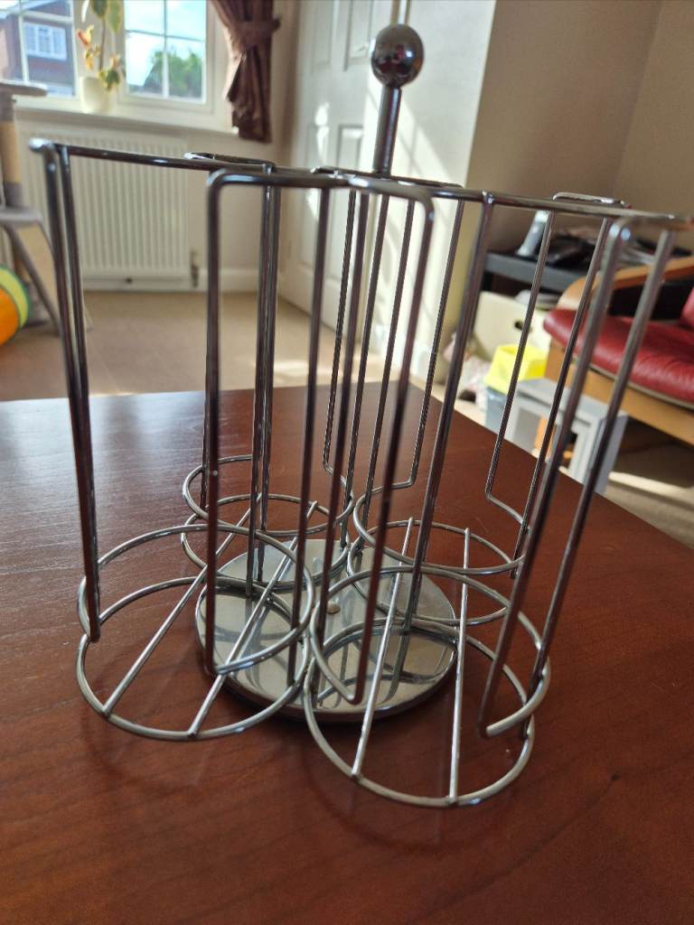 Tassimo pod holder - height is approx 22cm tall with 4 columns for pods