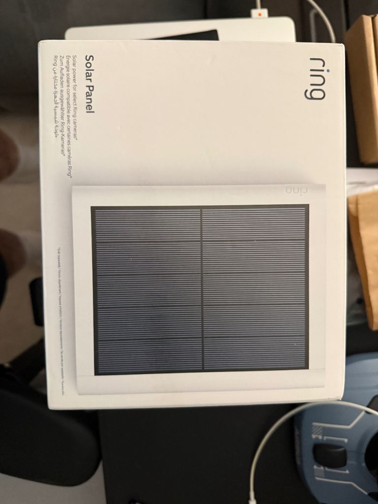 RING SPOTLIGHT PRO AND SOLAR PANEL BRAND NEW UNOPEND