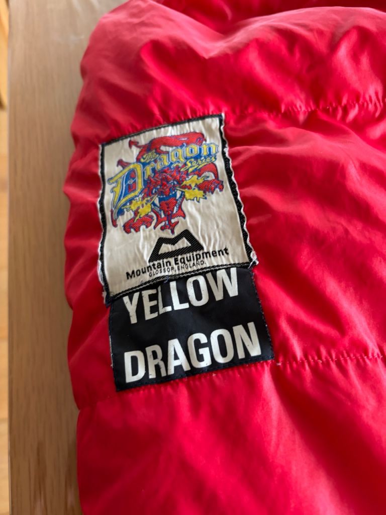 Mountain Equipment Yellow Dragon Sleeping Bag – Red, Good Condition