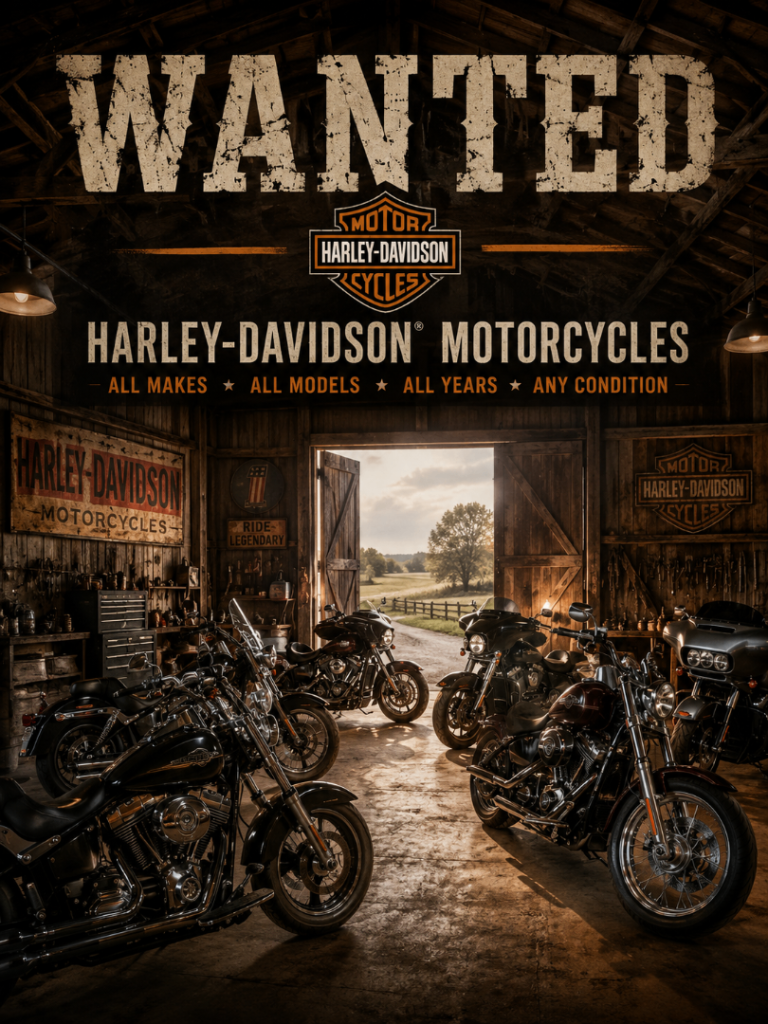 Harley Davidsons WANTED any model, any condition