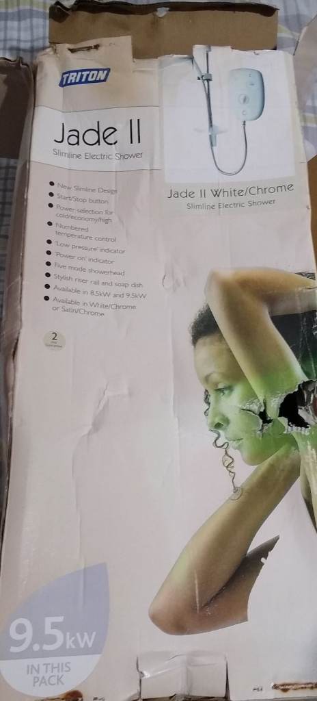 Triton Jade 2 9.5kw electric slim shower