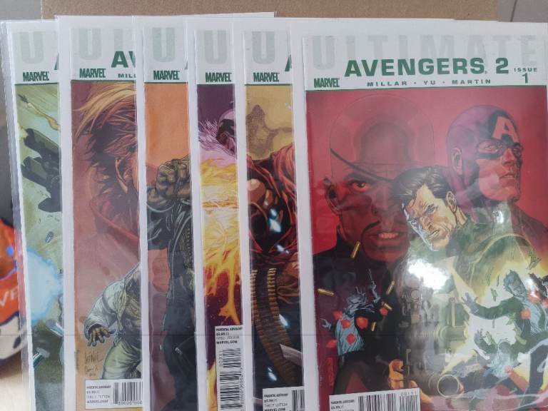 AVENGERS 2 #1-6 COMIC BUNDLE