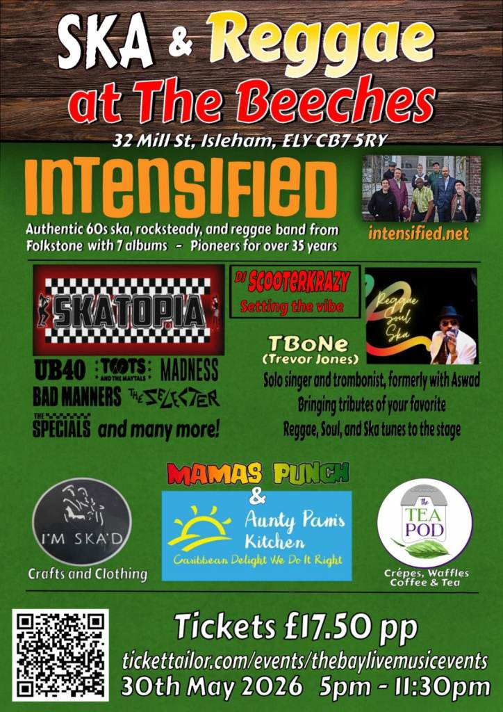 This Saturday Ska & Reggae Event