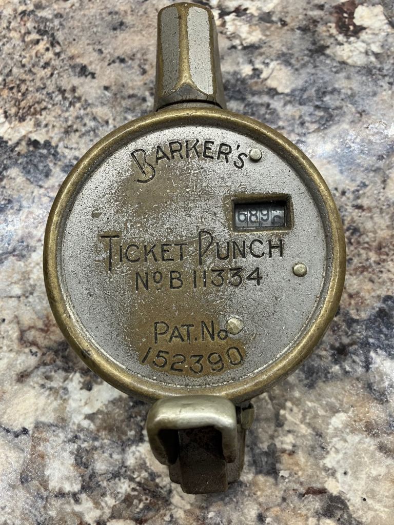 Barker’s Original Ticket Punch Machine.