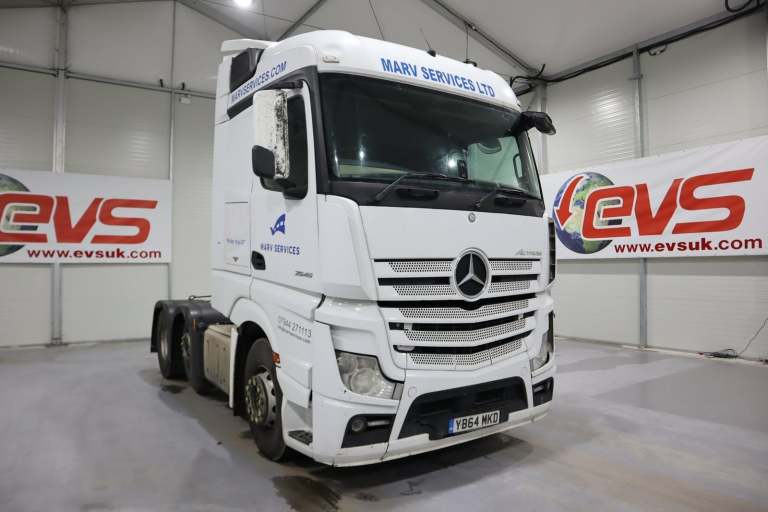 2014 (64 PLATE) Mercedes Benz Actros 2545 6x2 Euro 6 Tractor Units