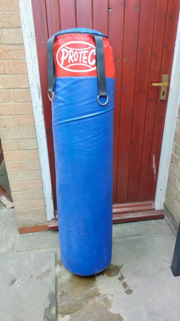 Protec Punch Bag - Blue and Red, Good Condition