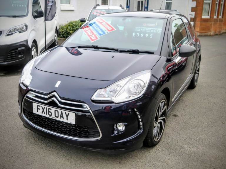 16/16 Citroen DS3 D-Style 1.2 Puretech Stop/Start 3dr.**£20 Tax, 34000m, MOT Mar 2027, ULEZ,  FSH**