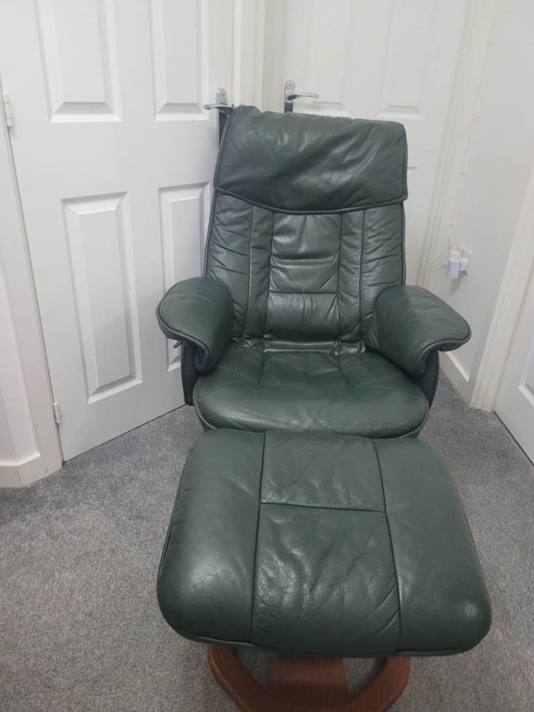 Recliner Armrest Sofa and Footrest, delivery for extra