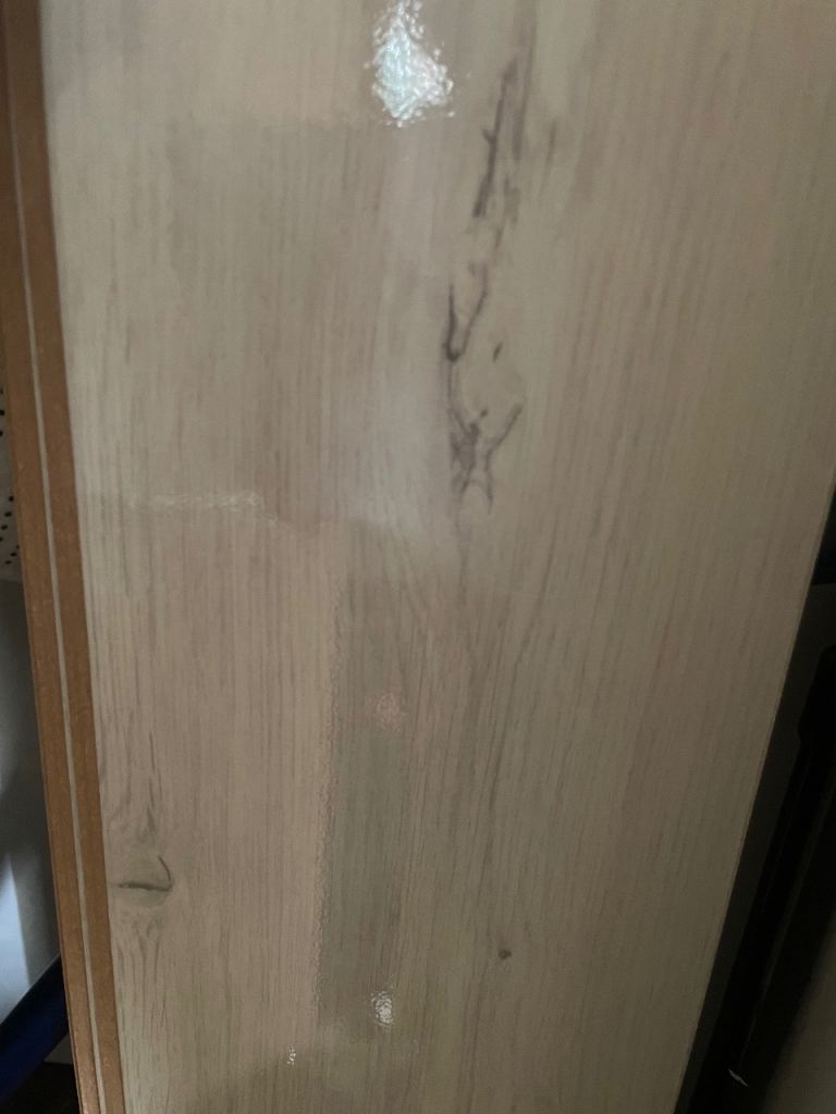 High gloss white Wood Effect Laminate Flooring —2 boxes 