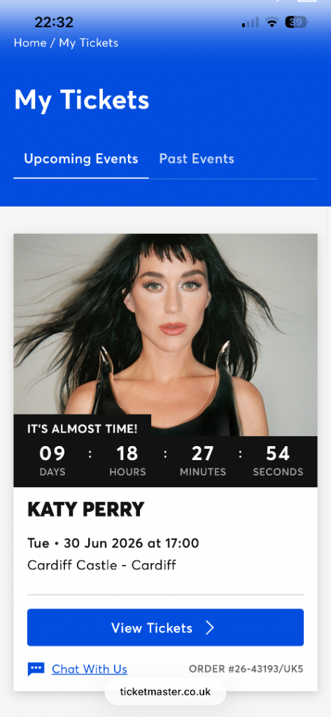 Katy Perry Tickets