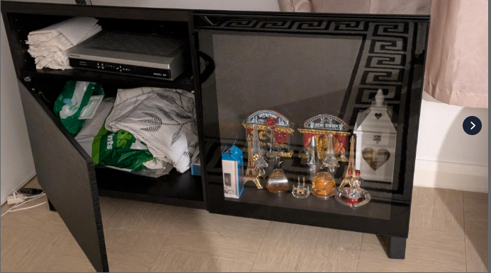 Black TV Stand
