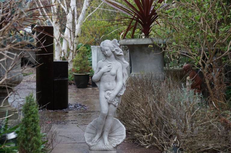 A stunning garden statue.