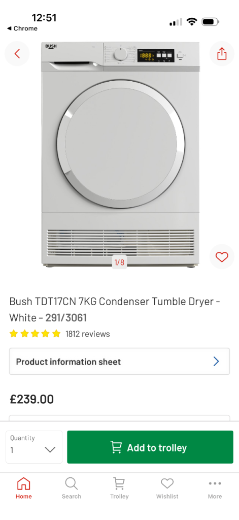 Bush dryer